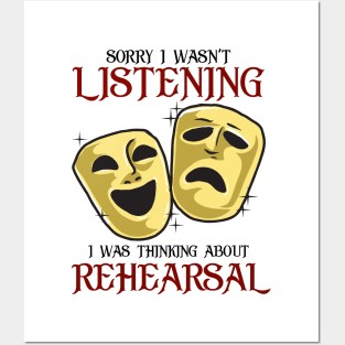 Funny Rehearsal Shirt. Actor's Gift. Actress Gift. Posters and Art